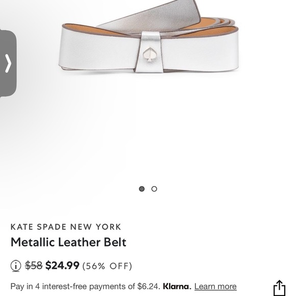 Kate Spade Black Bow Belt - Picture 8 of 8